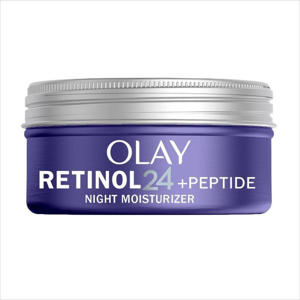 Photos - Cream / Lotion Olay Retinol 24 Face Moisturizer Limited Edition Recyclable Aluminum Jar  