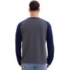 INSPIRE CHIC Men's Long Sleeve Tops Color Block Casual Raglan T-Shirt - 3 of 4