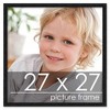 PosterPalooza | Square Modernist Black Picture Frame - UV Acrylic, Foam Board Backing, Hanging Hardware - 2 of 4