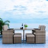 Enerson Dining Set - Outdoor - PAT7523 - Safavieh - 4 of 4