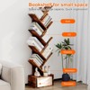 Bookshelf Storage & Tree Bookcase - 8-Tier Tall Organizer Shelf for Living Room, Bedroom, Home Office - 3 of 4