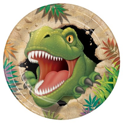 dinosaur paper plates