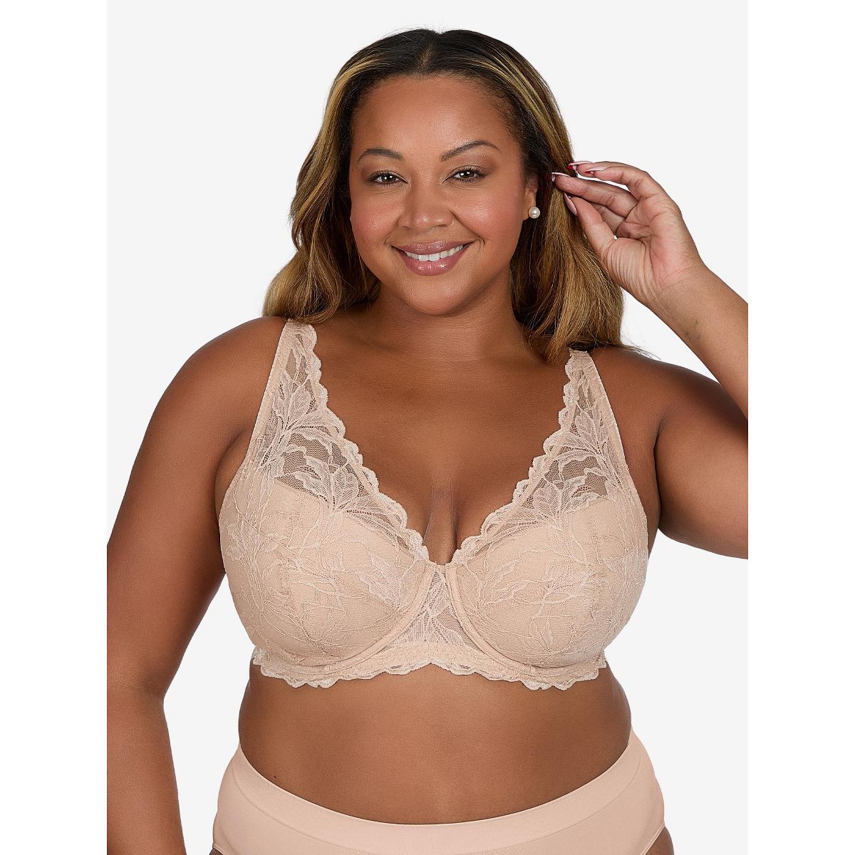Leading Lady Women's The Willow - Lace Plunge Underwire Bra (5944) - thumbnail 7
