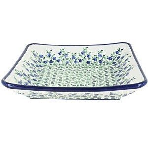 Blue Rose Polish Pottery 2042-Zaklady Deep Plate - 1 of 1