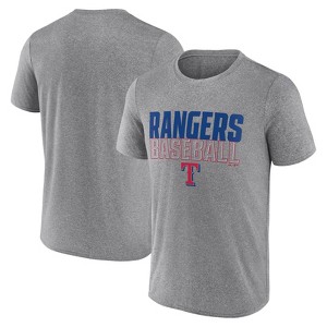 MLB Texas Rangers Men's Gray Athletic T-Shirt - 1 of 3