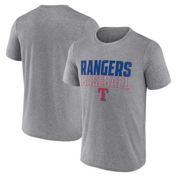 MLB Texas Rangers Men's Gray Athletic T-Shirt