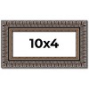 PosterPalooza | Panoramic Ornate Black Picture Frame - UV Acrylic, Foam Board Backing, Hanging Hardware - 2 of 4