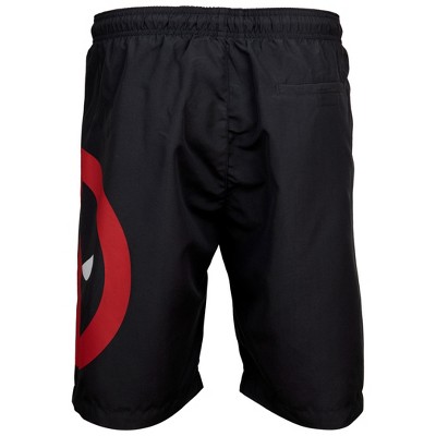 Deadpool Mens Marvel Comics Deadpool Symbol Board Shorts - 3XLarge (48-50) — фото 4