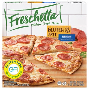 Freschetta Pepperoni Gluten Free Thin Crust Frozen Pizza - 17.78oz - 1 of 4