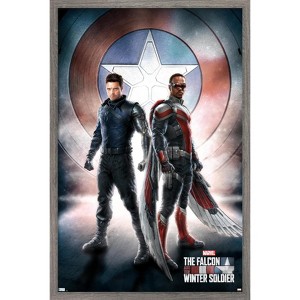 Trends International Marvel Television - Falcon and Winter Soldier - One Sheet Framed Wall Poster Prints - 1 of 4