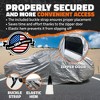 Mockins 190T Silver Polyester Sedan Car Cover (190"x75"x60") - 2 of 4