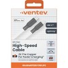 Ventev Flat Usb C To Apple Lightning High Speed Tangle-Free 6 Foot Cable - 3 of 3