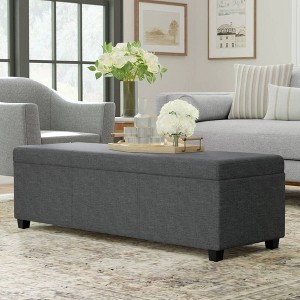 WyndenHall Franklin Extra Large Storage Ottoman Bench - 1 of 4