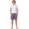 The Lord of the Rings Men's The Shire Green Dragon Map Sleep Pajama Shorts Grey - 2 of 4