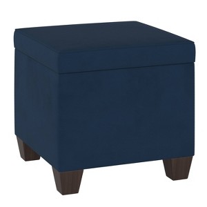 Skyline Furniture Ottoman Velvet - 1 of 4