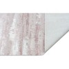 HomeRoots 3' X 5' Pink and Off White Abstract Washable Non Skid Area Rug - 4 of 4