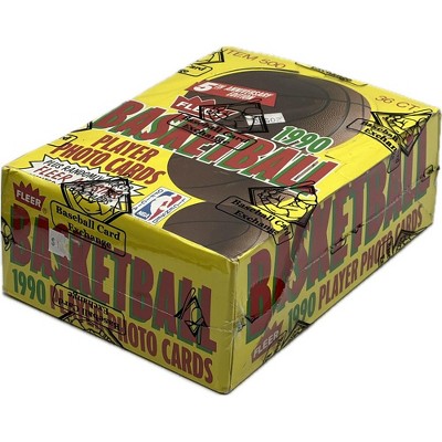 1990-91 Fleer Basketball Card Wax Pack Box NBA Michael Jordan 36 packs BBCE