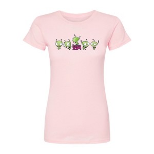 Women's - Invader Zim - Dancing Gir Fitted Graphic T-Shirt - 1 of 2