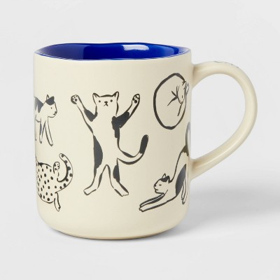16oz Stoneware Cat Person Mug - Opalhouse™