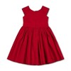 Hope & Henry Girls' Cap Sleeve Party Dress with Bow Sash, Infant - 3 of 4