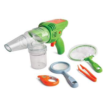 Kidoozie B-Active Outdoor Exploration Set, Includes Bug Vacuum, Storage Container, Magnifying Glass and More, Ages 4+