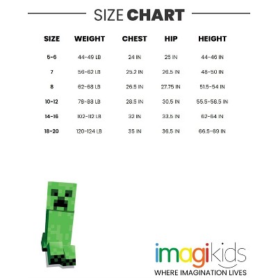 Minecraft Creeper Big Boys UPF 50+ Compression Swim Trunks Green Stripes 10-12 — фото 6
