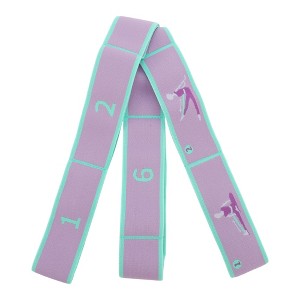 Unique Bargains Durable 9 Grids Yoga Stretch Bands 1 Pc - 1 of 4
