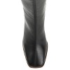 Journee Signature Womens Genuine Leather Tamori Square Toe Inside Zip Knee High Boots - image 4 of 4