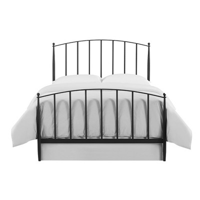 Whitney Classic Queen Metal Bed with Tapered Posts and Slats