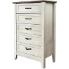 Jojoka Dresser, Wood Vintage Dresser 5 Drawer, Tall Dressers for Storage Organizer - 2 of 4