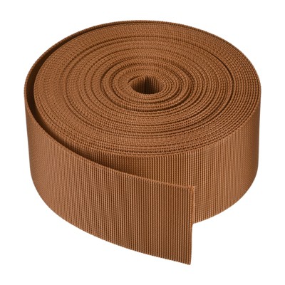 Unique Bargains Flexible Tight Flat Nylon Webbing Strap for Luggage-rack Dark Brown