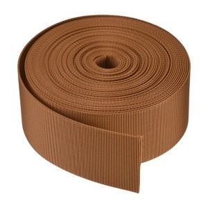 Unique Bargains Flexible Tight Flat Nylon Webbing Strap for Luggage-rack Dark Brown - 1 of 3