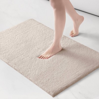 Taupe Quick Dry Microfiber Bath Rug 24" x 40"