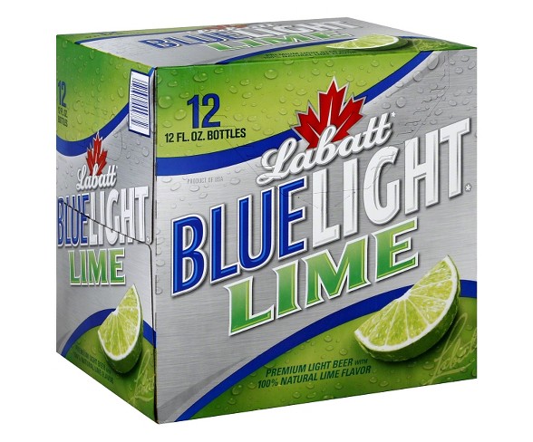 Labatt&#174; Blue Light Lime Beer - 12pk / 12oz Bottles