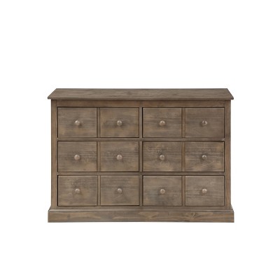Ti Amo 3500 Ready to Assemble 6 Drawer Dresser - Vintage Gray