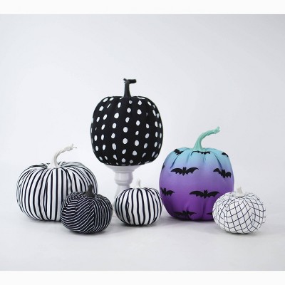 6ct Fabric Pumpkins with Patterns - Bullseye's Playground™