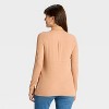 Long Sleeve Collared Neck Ribbed Maternity Button-Down Shirt - Isabel Maternity by Ingrid & Isabel™ - 2 of 3