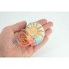 Nautilus, Blue, Pelagic Marine Mollusk, Museum Quality, Hard Rubber, Hand Painted, Realistic Toy Figure, Model, Kids, Gifts,  4 Inches.  CH1046 BB218 - 2 of 4