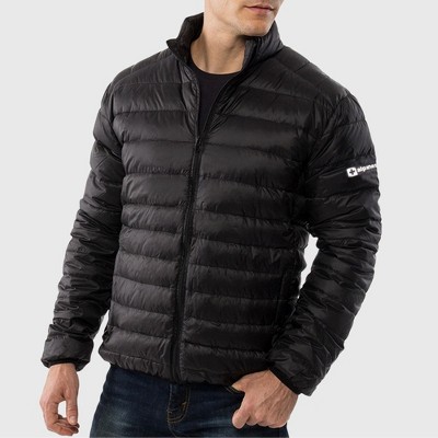 Alpine Swiss Niko Mens Down Alternative Jacket Puffer Coat Packable Warm Insulation & Lightweight