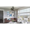 Urban Ambiance Luxury Modern Farmhouse Indoor Ceiling Fan,  18.1"H x 23.5"W,  Charcoal, UHP9031 - 2 of 4