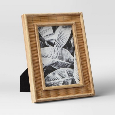 4" x 6" Wide Woven Single Picture Frame Brown - Opalhouse™