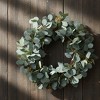 Fabric Eucalyptus Wreath Realistic Greenery Decor – 20 Inch by Melrose - 2 of 3