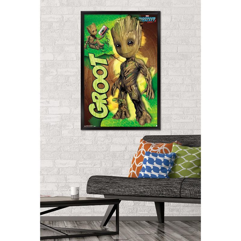Trends International Marvel Cinematic Universe - Guardians of the Galaxy 2 - Groot Framed Wall Poster Prints, 2 of 7