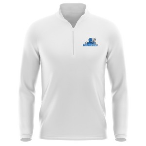 Campus Lab Fonia State University Adult Men's Active Sport 1/4 Zip Pullover Left Chest Logo - 1 of 4