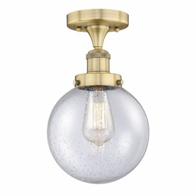 Beacon - 1 Light Semi-Flush Mount In Industrial Style-8.25 Inches Tall and 6.5 Inches Wide