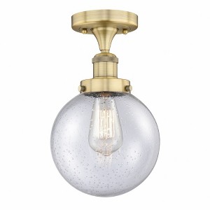 Beacon - 1 Light Semi-Flush Mount In Industrial Style-8.25 Inches Tall and 6.5 Inches Wide - 1 of 1