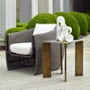 Uttermost Reade Outdoor Accent Table-Antique Brass Finish and Sandy Texture for Any Patio - 2 of 4