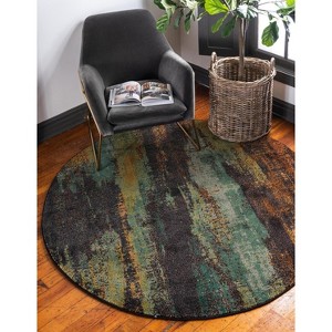 Unique Loom Jardin Lilly Abstract Indoor Woven Area Rug - 1 of 4