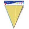 Beistle Pastel Pennant Banner, 11" x 12', (2/Pkg) Multicolored - 3 of 4