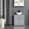 Resenkos Toilet Storage Cabinet, Bathroom Storage Cabinet,Bathroom Sink Cabinets with U-Shape Cut-Out and Adjustable Internal Shelf, - 2 of 4